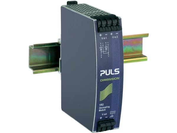 PULS YR2.DIODE DIN-kiskoon asennettava redundanssimoduuli 20 A Lähtöjen lukumäärä: 1 x