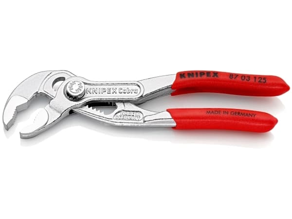 Knipex Cobra, Slip-joint-tång, 2,5 cm, 2,7 cm, Krom-vanadium-stål, Plast, Röd