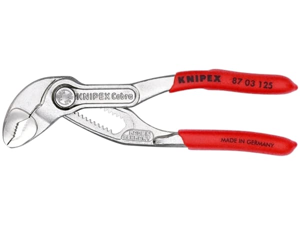 Knipex Cobra, Slip-joint-tång, 2,5 cm, 2,7 cm, Krom-vanadium-stål, Plast, Röd