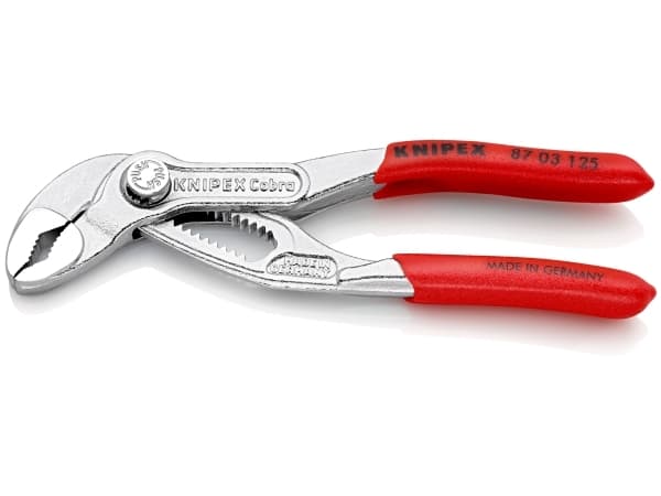 Knipex Cobra, Slip-joint-tång, 2,5 cm, 2,7 cm, Krom-vanadium-stål, Plast, Röd
