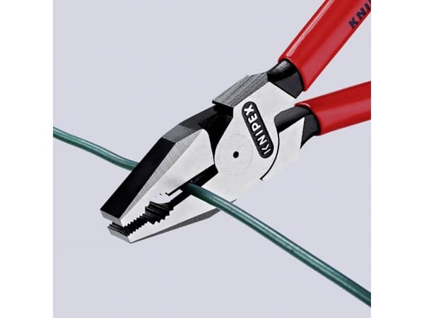 Knipex 02 02 180, Kombinasjonstang, Stål, Plast, Blå, Rød, 180 mm, 240 g