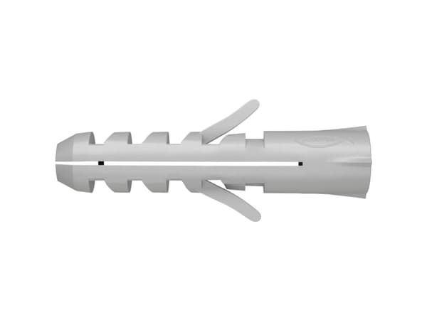 Fischer 50112, Väggplugg, Autoklaverad lättbetong, Tegel, Betong, Foam concrete, Nylon, Grå, 1,2 cm, 60 mm