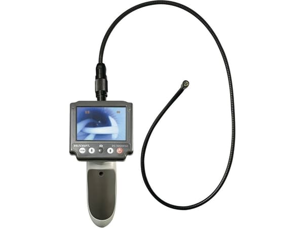 VOLTCRAFT Endoscope BS-300XRSD Anturin Ø: 8 mm Anturin pituus: 183 cm Vaihdettava kamerasondi, irrotettava näyttö, WiFi, TV (BS-300XRSD)