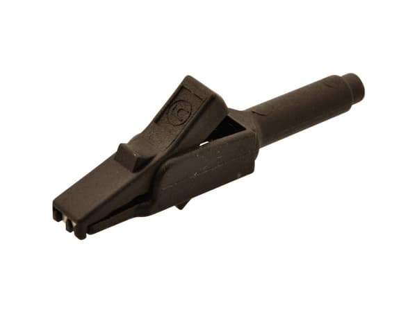 SKS Hirschmann MA 260 SH Säkerhetskrokodilklämma Kontakter 4 mm CAT II 300 V Svart