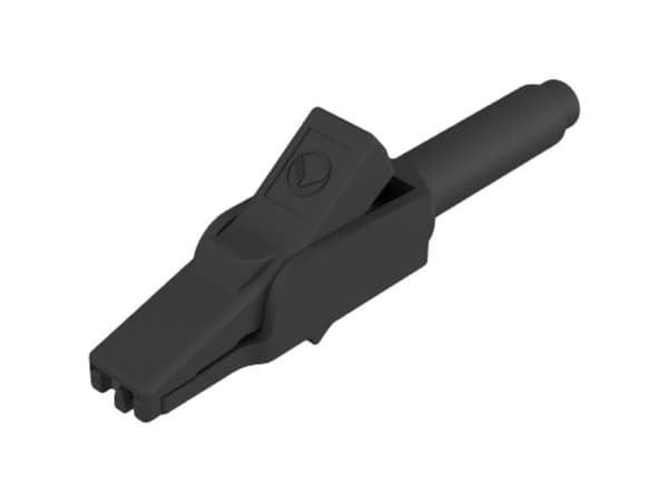 SKS Hirschmann MA 260 SH Säkerhetskrokodilklämma Kontakter 4 mm CAT II 300 V Svart
