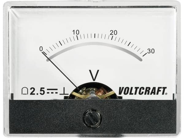 VOLTCRAFT AM-60X46/30V/DC AM-60X46/30V/DC Måleapparat til indbygning i-60X46/60V/DC 30 V Drejespole