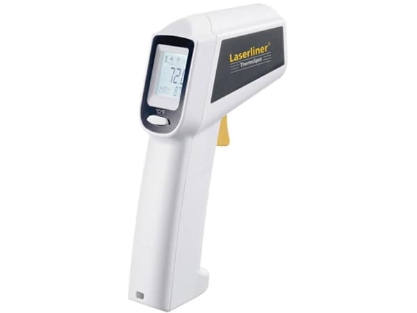 Laserliner ThermoSpot Laser, F, °C, -20 - 315 °C, Sort, Grå, Gult, 1 °C, 9 V, 38 mm