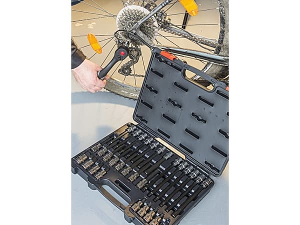 Vigor V1919, Støpselsett, 1/2", Metrisk, 30 hoder, 5,6,7,8,10,11,12,13,14,17,19 mm