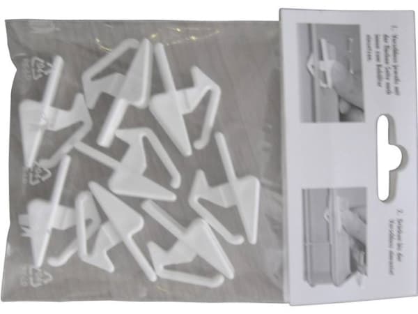 Alutec 05310 Liukulukot muovisäiliöille Valkoinen 8 kpl