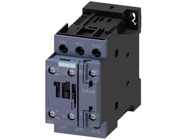 Siemens 3RT2026-1BB40 Kontaktori 3 x katkaisija 11 kW 24 V/DC 25 A apukoskettimella 1 kpl 1 kpl