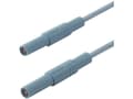 Pikkukuva 3 / 5: SKS Hirschmann MLS GG 100/2,5 bl Turvatestausjohto [Lamellipistoke 4 mm - Lamellipistoke 4 mm] 1,00 m Sininen