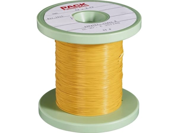 Pack Litz Wire Lakeret kobbertråd Udvendig diameter (inkl. isoleringslak)=0.50 mm Udvendig diameter (uden isoleringslak): 0.30 mm 80 m