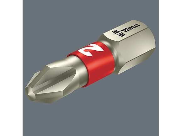 Wera 05073630001, 10 styck, Phillips, Pozidriv, Torx, PH 2, PZ 1, PZ 2, T10, T15, T20, T25, T30, Rostfritt stål
