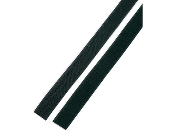 Basetech STD-LH25/1M Tarrakiinnike liimaamiseen Hihnat staattinen silmukkaosa (L x S) 1000 mm x 25 mm Musta 1 pari