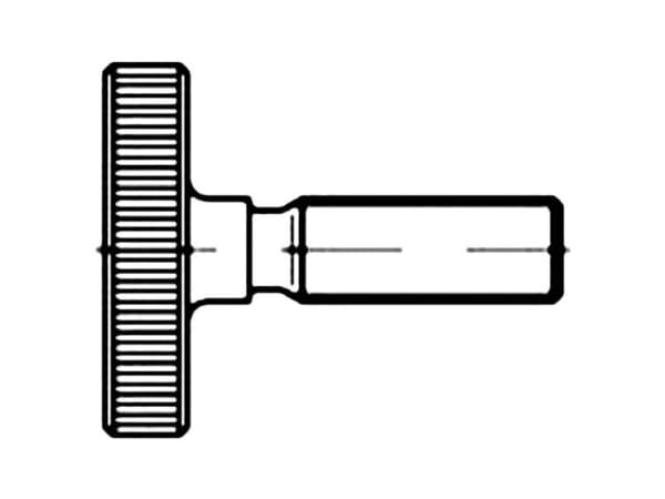 TOOLCRAFT 112071 Fingerskruer M4 25 mm DIN 653 Stål 50 stk