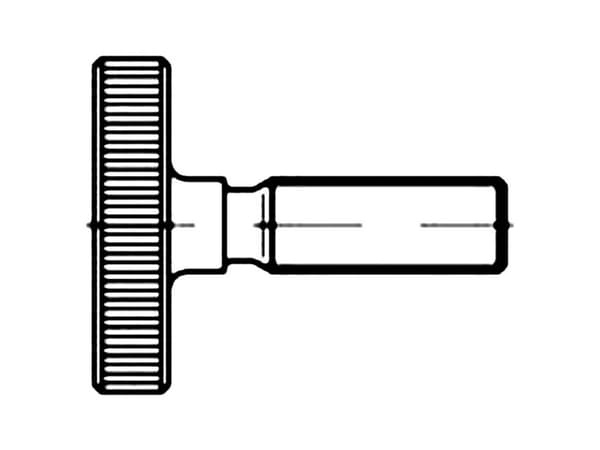 TOOLCRAFT 112071 Fingerskruer M4 25 mm DIN 653 Stål 50 stk
