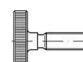 TOOLCRAFT 112071 Fingerskruer M4 25 mm DIN 653 Stål 50 stk