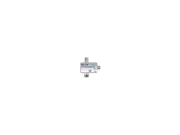 Axing SZU 3-00, 0,0001 - 2,4 GHz, 20 dB, Hopea, F-female/F-male, Alumiini