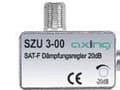 Pikkukuva 2 / 5: Axing SZU 3-00, 0,0001 - 2,4 GHz, 20 dB, Hopea, F-female/F-male, Alumiini