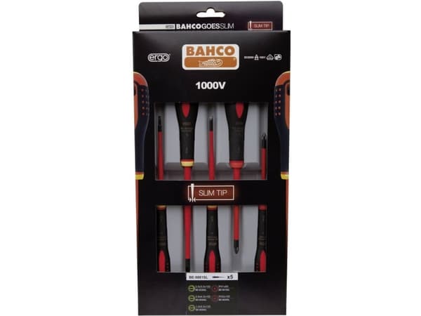 Bahco BE-9881SL, 365 mm, 175 mm, 38 mm, 450 g, Sort, Rød, Grå