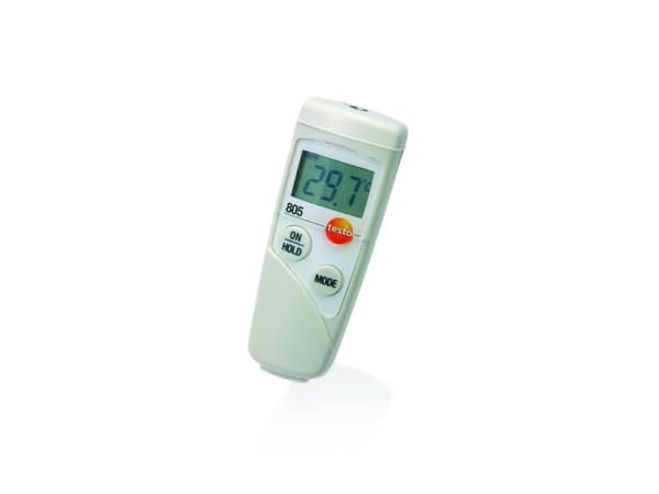 Testo 805, 80 mm, 31 mm, 19 mm, 28 g, Grå, °C