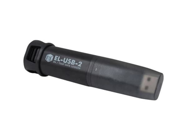 Lascar Electronics EL-USB-2 Lämpötila- /ilmanvaihtodatalogger, lämpötila -35 - +80 °C 0 - 100 % r., hukommelse 2 x 16382