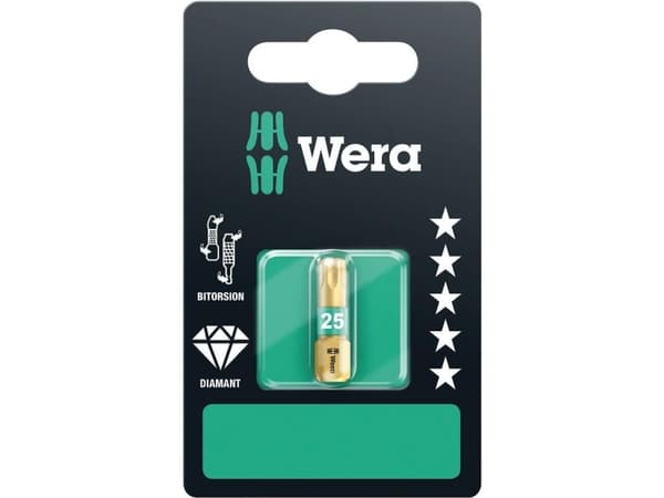 Wera 867/1 BDC SB SiS 05134379001 Torxbit T 40 Verktygsstål Legering, diamantbelagd D 6.3 1 st