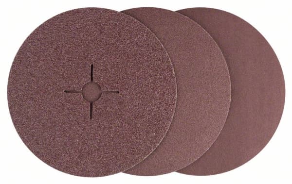Bosch FIBER DISC SET 180MM WITH HOLE 12Pcs 12Pcs