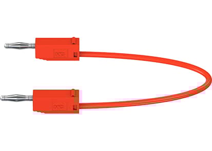Stäubli LK205-X Prøveledning Lamelstik 2 mm Lamelstik 2 mm 0.60 m Rød 1 stk