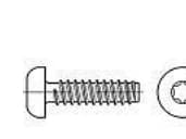 TOOLCRAFT 149530 Lentilslitsskruvar 4,2 mm 32 mm T-profil ISO 14585 Stål Galvaniserat 500 st