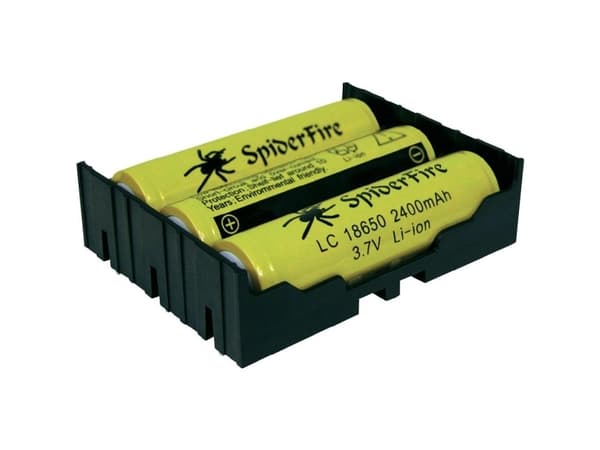 MPD BK-18650-PC6 Batteriholder 3 18650 Gennemstikningsmontage THT (L x B x H) 77.7 x 59.69 x 21.54 mm