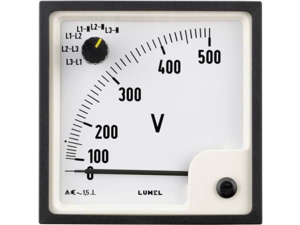 Lumel EP29 500V EP29 500V Analogt installeret måleudstyr 500 V/AC Blødt jern