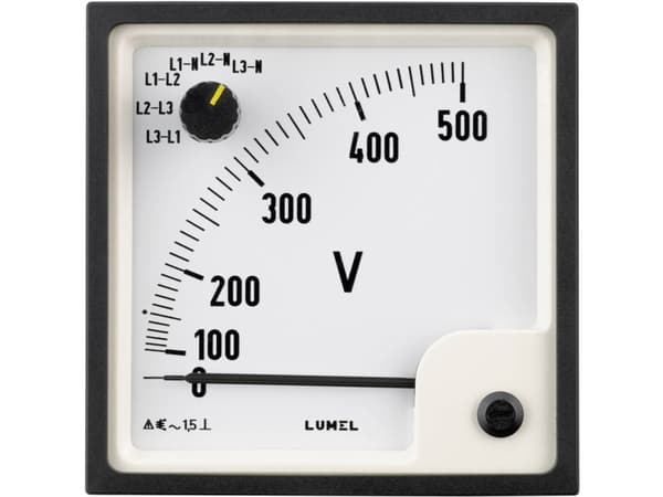 Lumel EP29 500V EP29 500V Analogt installeret måleudstyr 500 V/AC Blødt jern