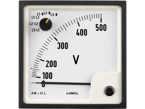 Lumel EP29 500V EP29 500V Analogt installeret måleudstyr 500 V/AC Blødt jern