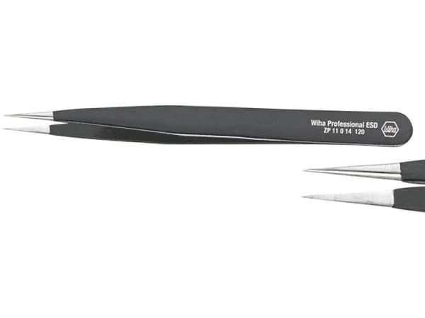 Wiha ZP 11 0 14, Krom-nikkel stål, Rustfrit stål, Sort, Rustfrit stål, 20 g, 12 cm