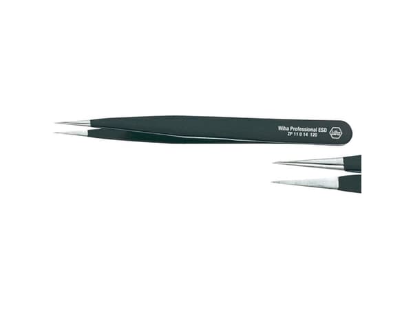 Wiha ZP 11 0 14, Krom-nikkel stål, Rustfrit stål, Sort, Rustfrit stål, 20 g, 12 cm