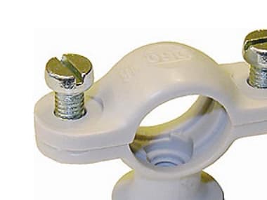 Rörhållare av plast 15 mm