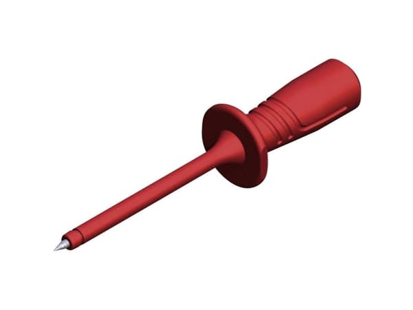SKS Hirschmann PRUEF 2600 rt Sikkerhedstestspids Stikforbindelse 4 mm CAT III 1000 V Rød 1 stk