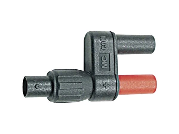 Staeubli Xf-Bb/4 Measuring Adapter Bnc Socket - Socket 4mm Touch-Proof Black