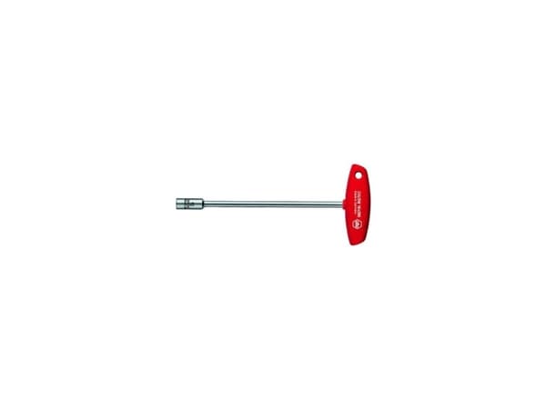 Wiha 00985, T-kahvainen kuusiokoloavain, Metrinen, 1 kpl, T-kahva lyhyellä varrella, Kromivanadiini-teräs, 12 mm