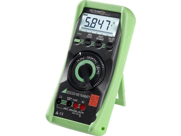Hånd-multimeter Gossen Metrawatt METRAHIT 2+ CAT III 600 V digital Visning (counts): 6000