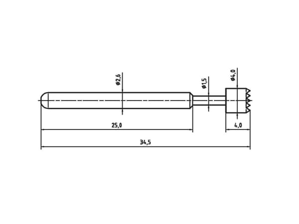 PTR 1040-C-1.5N-NI-4.0 Precisionssond