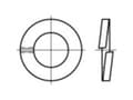 Miniatyrbild 4 av 4: TOOLCRAFT 105739 Fjäderbrickor Inre diameter: 24,5 mm DIN 127 Fjäderstål Varmförzinkat 100 st