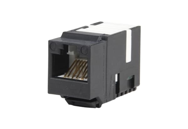 BTR NETCOM 130A10-29-I-B1, Svart, IDC, RJ-45, Cat6, T568A/B, RoHS