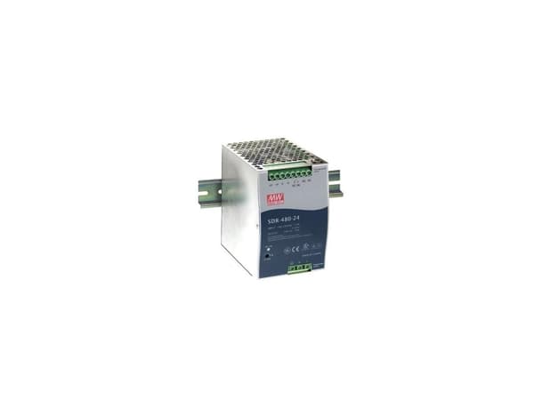 MEAN WELL SDR-480-24, 85,5 x 125,2 x 128,5 mm