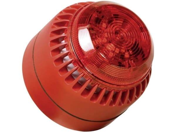 Compro Combination Signaling Device Rolp Solista Beacon Red Continuous Tone 12 V/Dc, 24 V/Dc