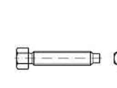 TOOLCRAFT 108701 Sekskantsskruer M10 40 mm Udvendig sekskant DIN 561 Stål 50 stk