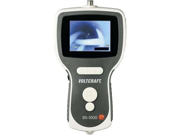 Voltcraft BS-1000T endoskop grunnleggende enhet med 8,89 cm (3,5") LCD, SD-kortspor, zoomfunksjon, T (BS-1000T)