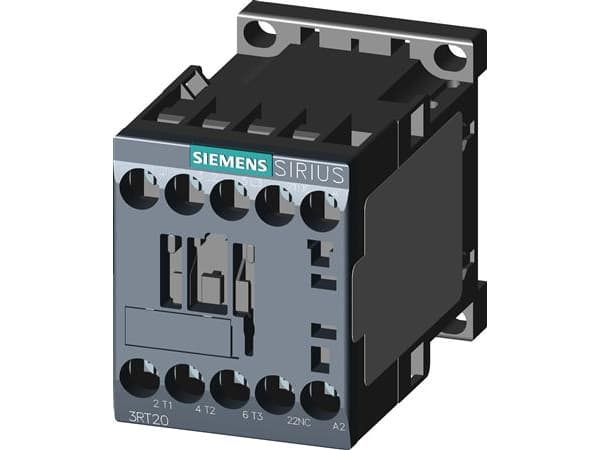 Siemens 3RT2016-1BB41 Kontaktori 3 x katkaisija 4 kW 24 V/DC 9 A apukoskettimella 1 kpl 1 kpl