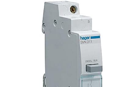 Hager SVN311, 16 A, IP20, -20 - 50 °C, -40 - 80 °C, 17,5 mm, 83 mm